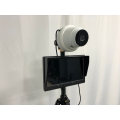 non-contact thermal body temperature detection camera system to detect fever person with real time video